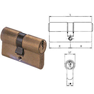 CILINDRO SAGOMATO 44    22/22