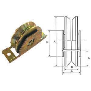 RUOTA CANC.S/INT.2/C.GOLA Y  100X32