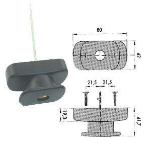 PLACCA P/ANTIP.MANIGLIA E CILINDRO