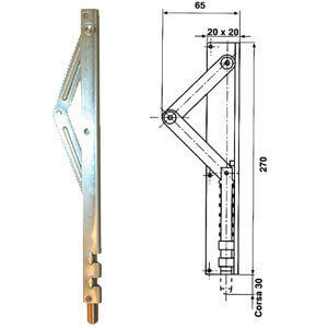 PALETTO A MOLLA ACC.INOX X ANTE D/S