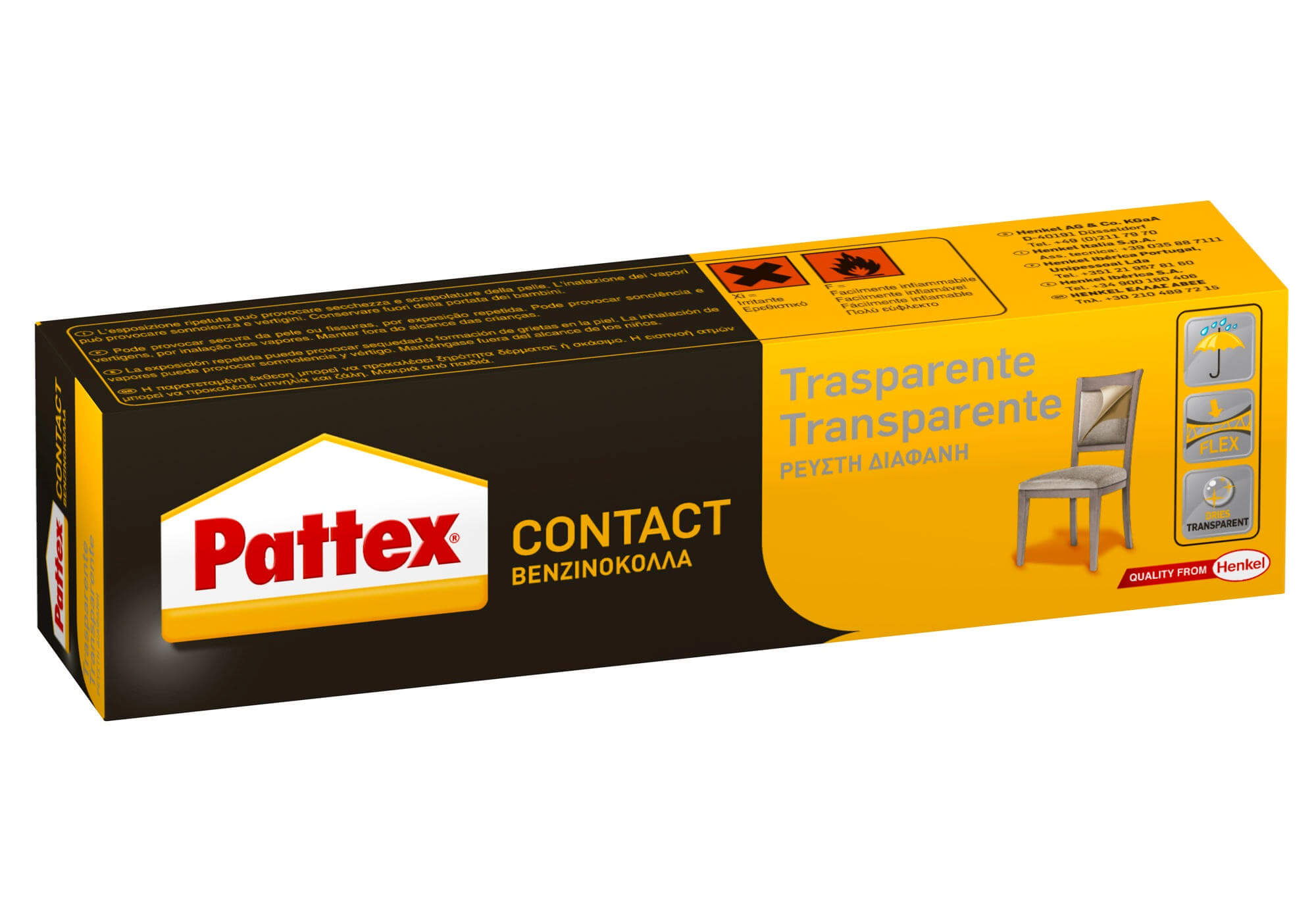 PATTEX ADESIVO TRASPARENTE GR.50 TUBO