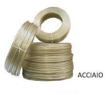 STENDIBILE ACCIAIO PLASTIFICATO MM.5 MT100