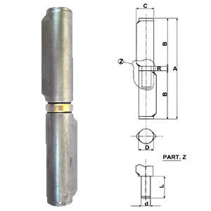 CERN.COSTA 22X150 REGIST.PERNO INOX