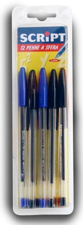 BLU PENNA SFERA 12PZ SCRIP