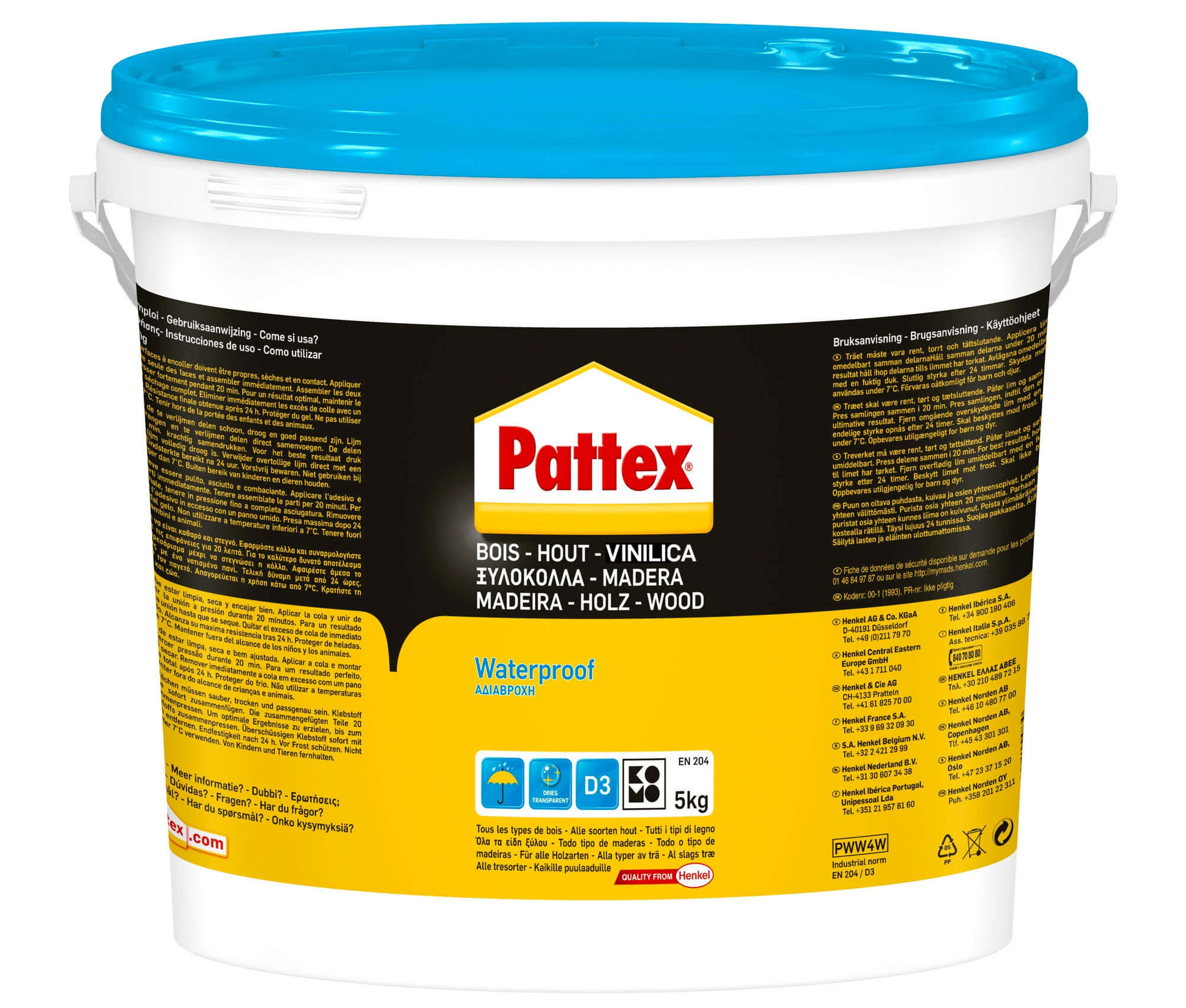 PATTEX VINIL IDRORESISTENTE 5KG