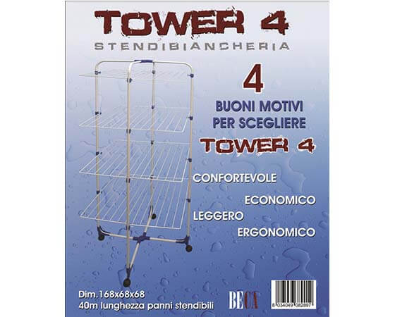 STENDIBIANCHERIA 4 PIANI TOWER H168