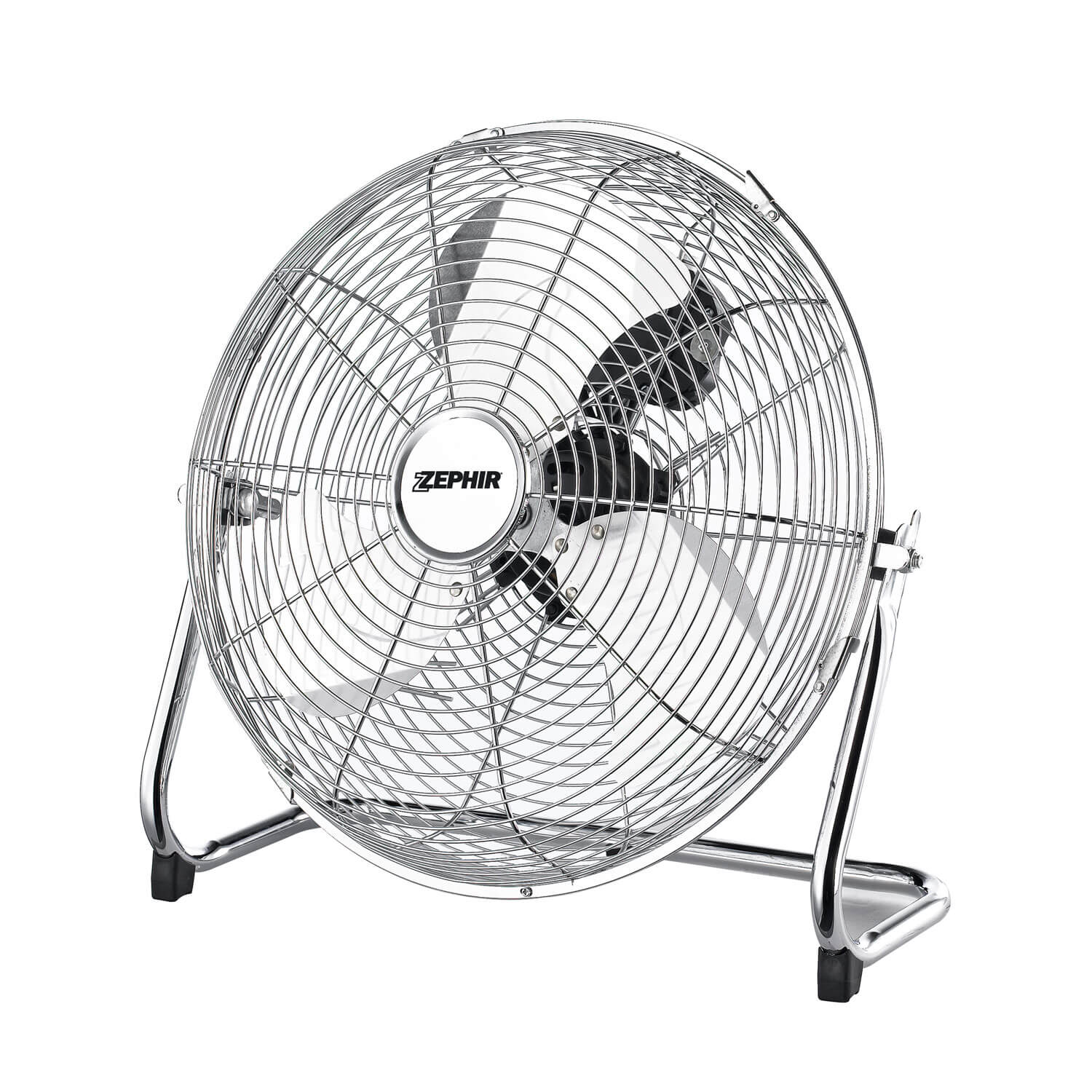 VENTILATORE A TURBINA DA PAVIMENTO 45 CM CROMATO