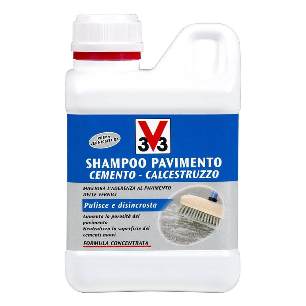 SHAMPOO PER PAVIMENTO CEMENTO E CALCE LT.0.5