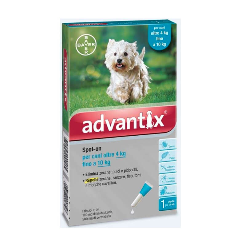 ANTIPARASSITARIO ADVANTIX FINO 4 KG