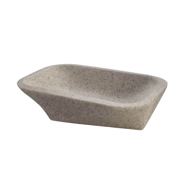 STONE PORTA SAPONE PIETRA STILE ANGOLARE