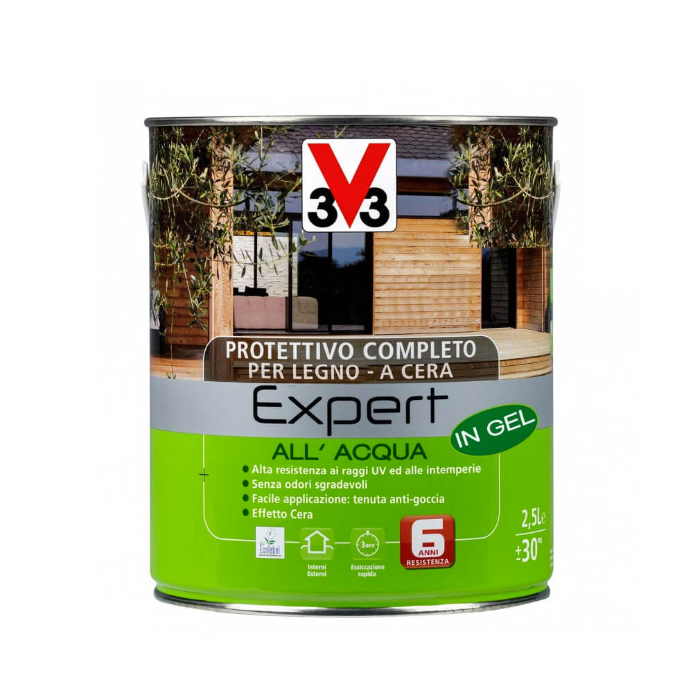 IMPREGNANTE CERA ACQUA EXPERT CASTAGNO CH. LT.2.5