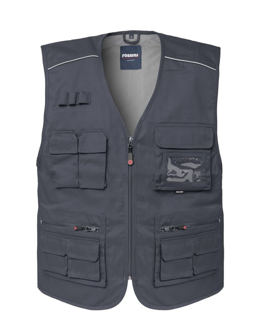 GILET MULTITASCHE FLORIDA GRIGIO TG.L