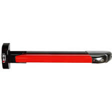 MANIGLIONE PUSH MODULARE CM.117 NERO/ROSSO