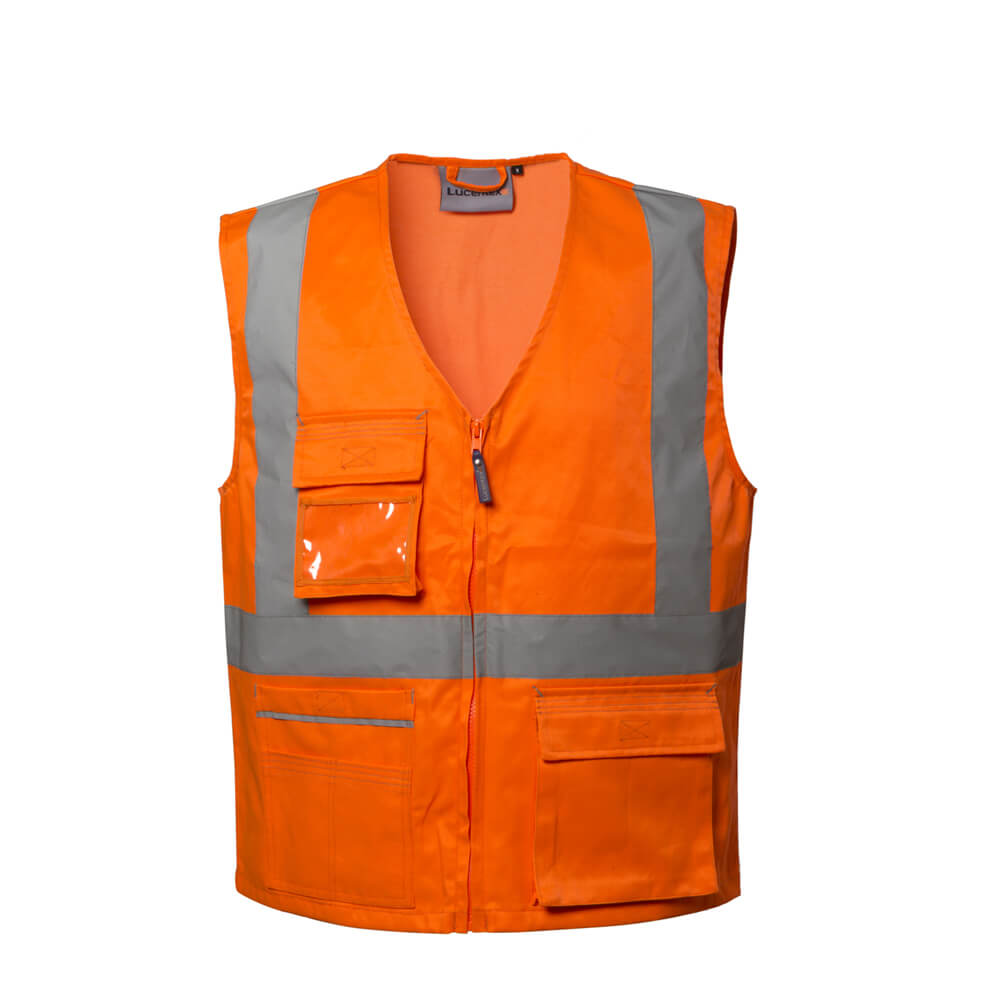 GILET ALTA VISIBILITA'ARANCIO TG.L