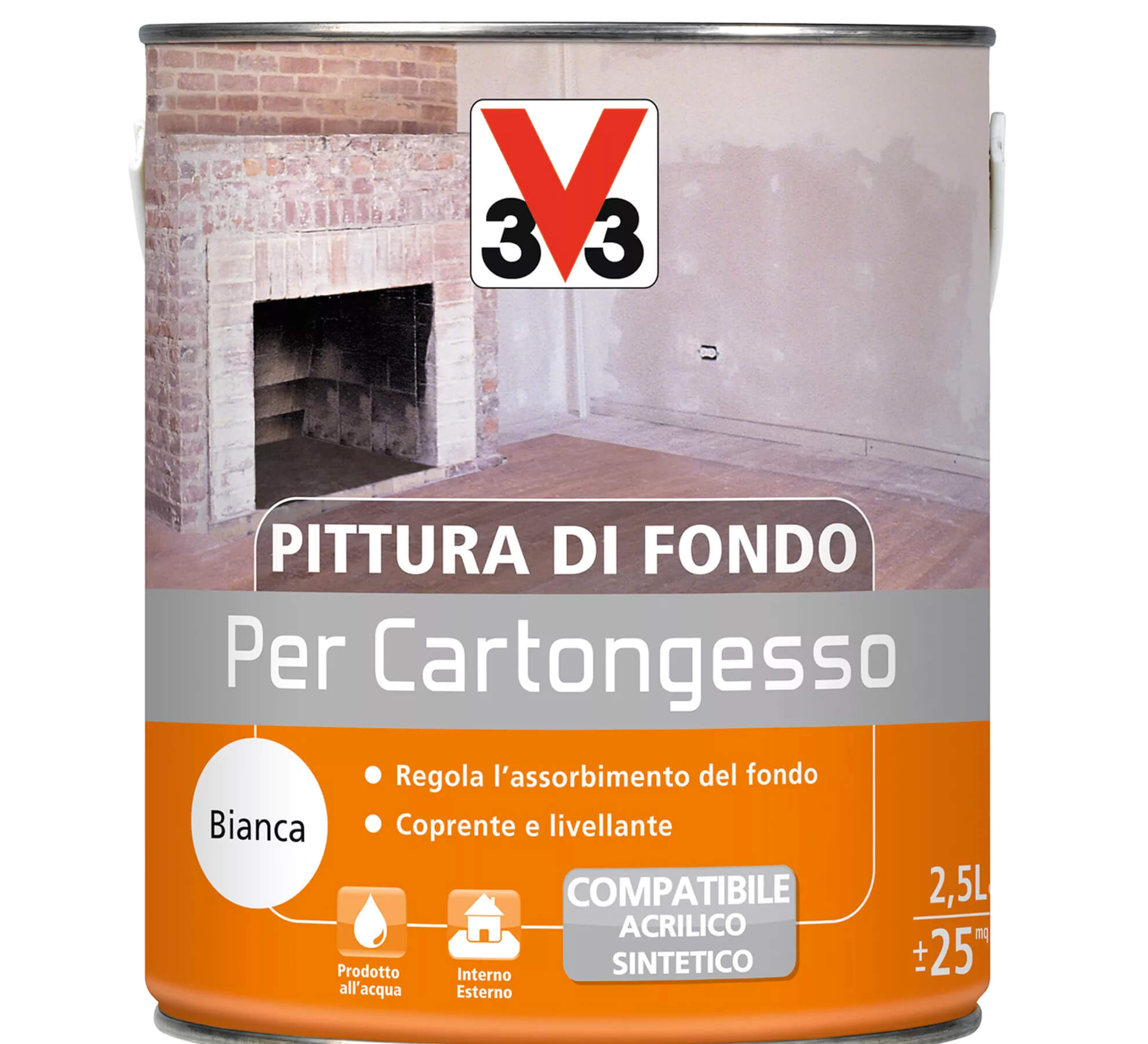 *PITTURA FONDO PER CARTONGESSO LT.2.5