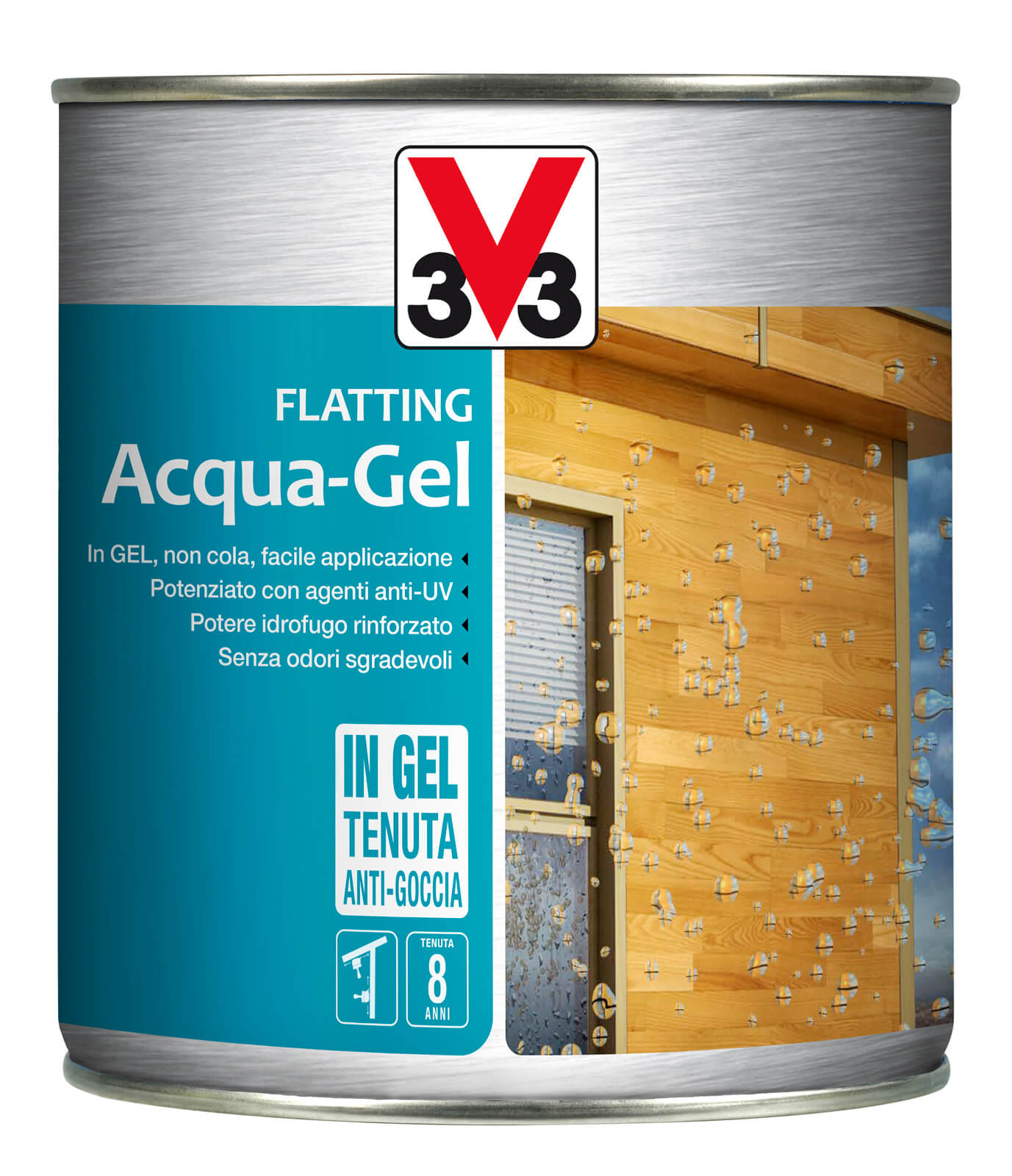 *FLATTING ACQUA-GEL NOCE MEDIO LT.0.75