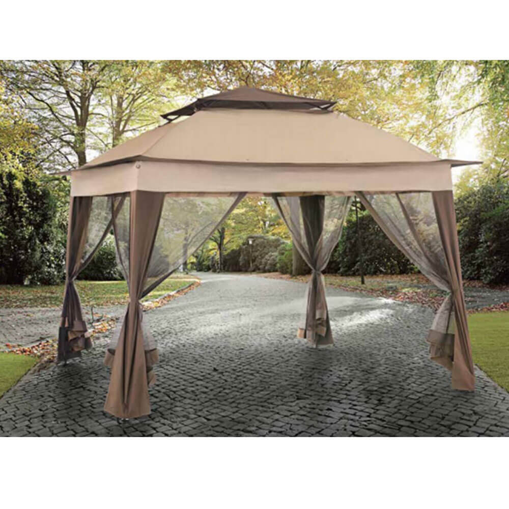 *GAZEBO PIEGHEVOLE TENDE LATERALI MT 3.3 X 3.3 ECR