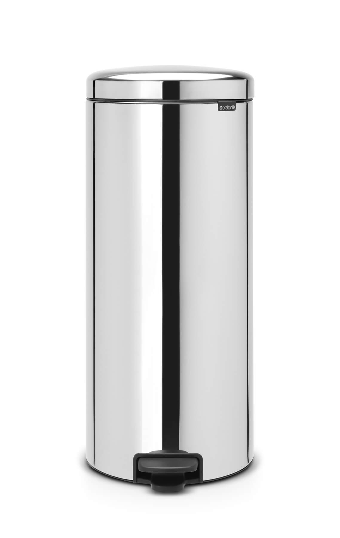 PATTUMIERA PEDAL BIN LT.30 ARGENTO LUCIDO