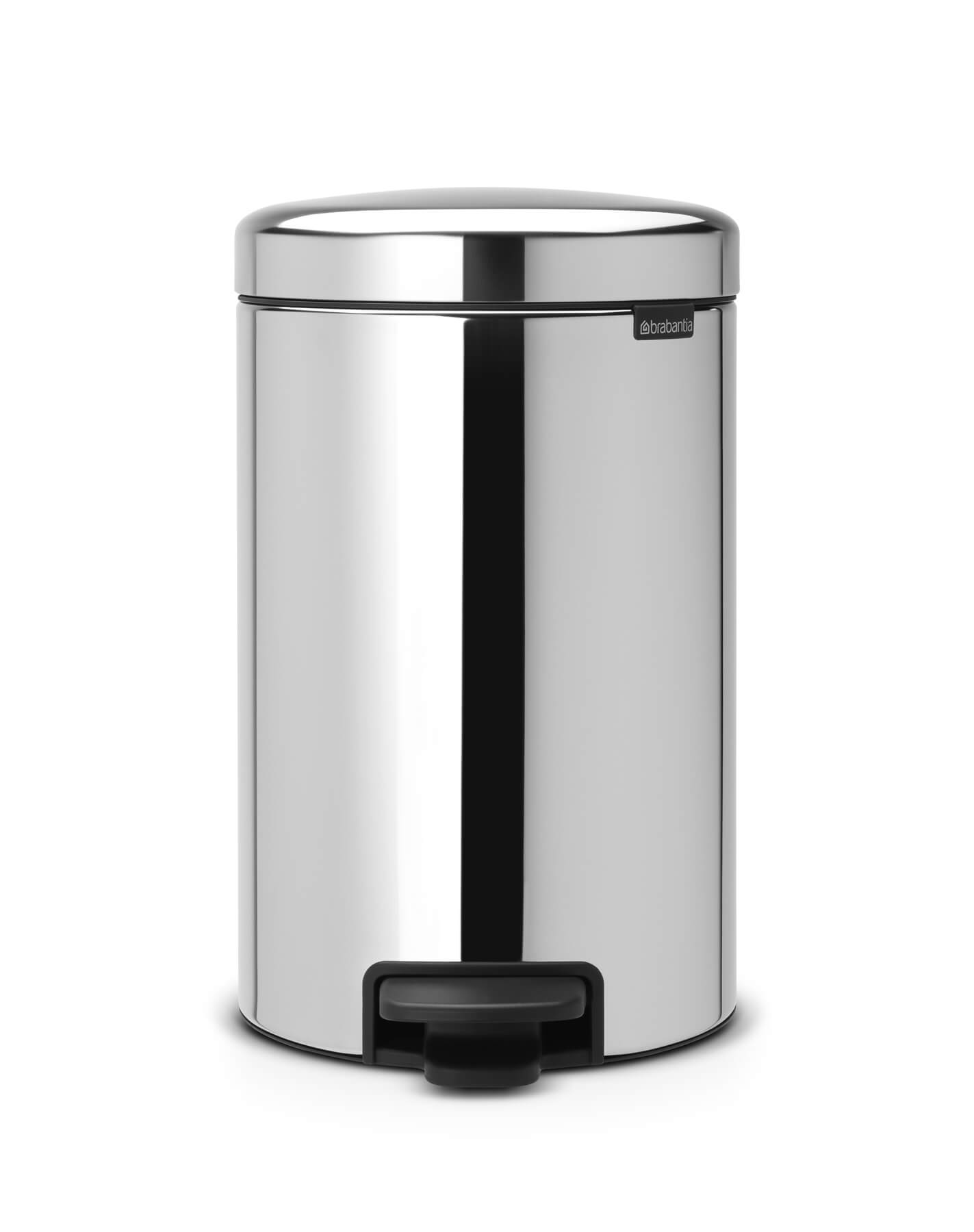 PATTUMIERA PEDAL BIN LT.12 ARGENTO BRILLANTE