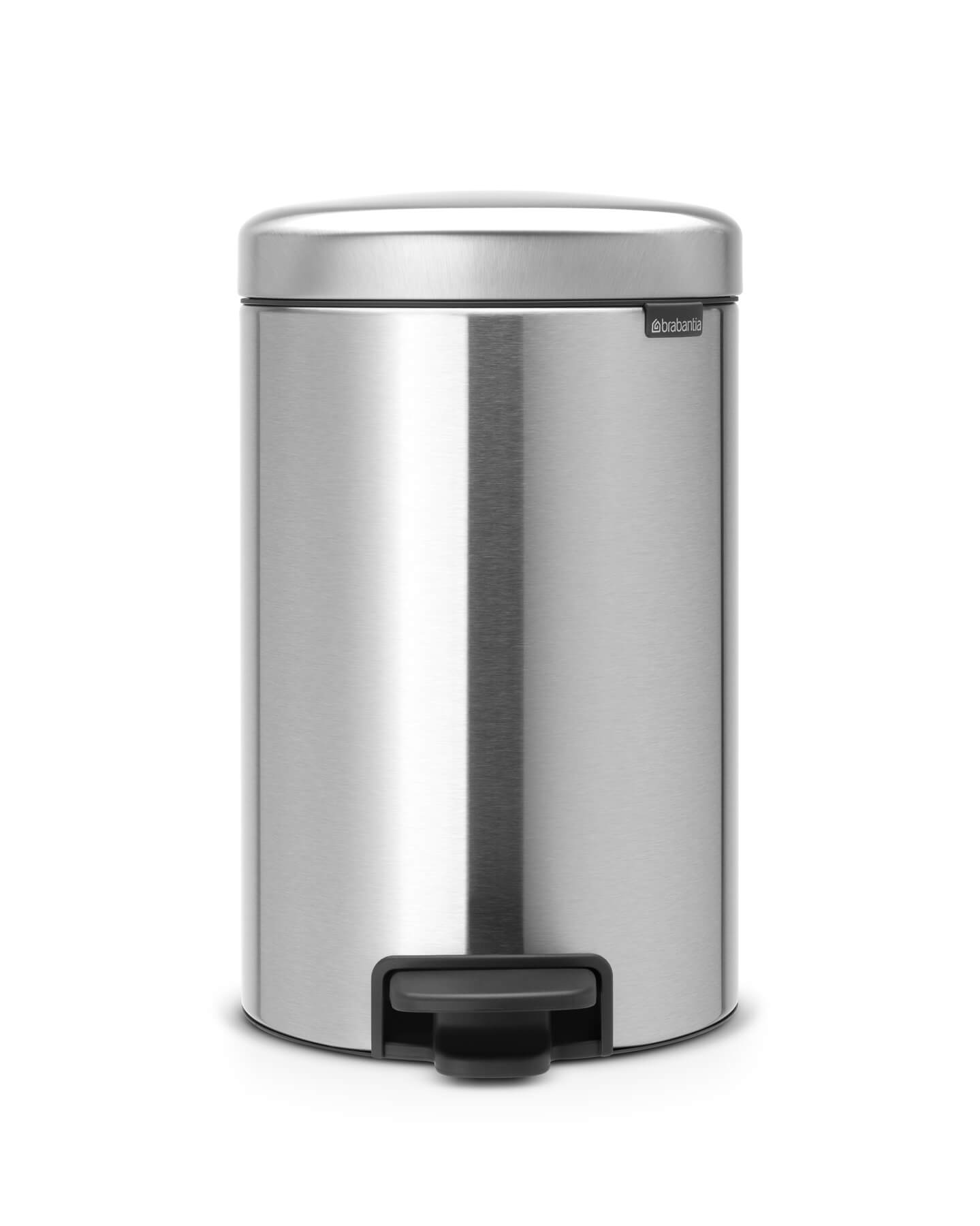 PATTUMIERA PEDAL BIN LT.12 ARGENTO MATT