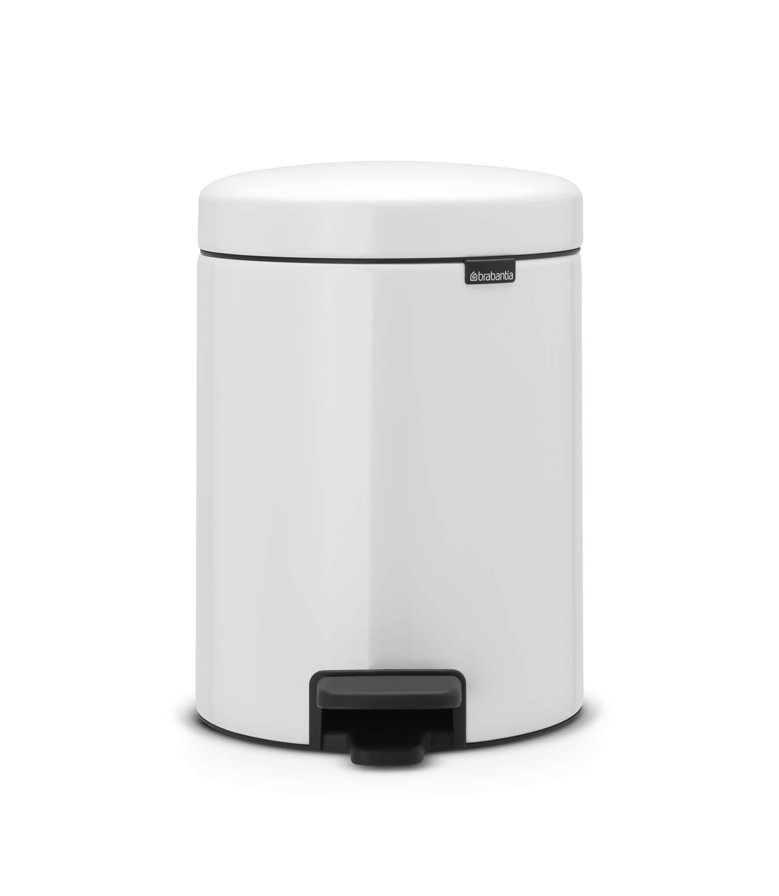 PATTUMIERA PEDAL BIN LT.5 BIANCO