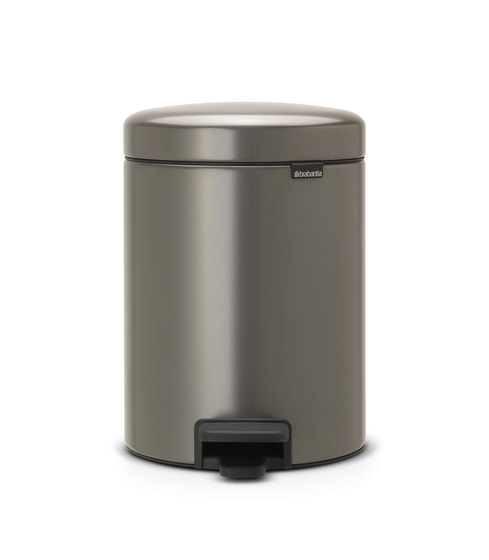 PATTUMIERA PEDAL BIN LT.5 PLATINO