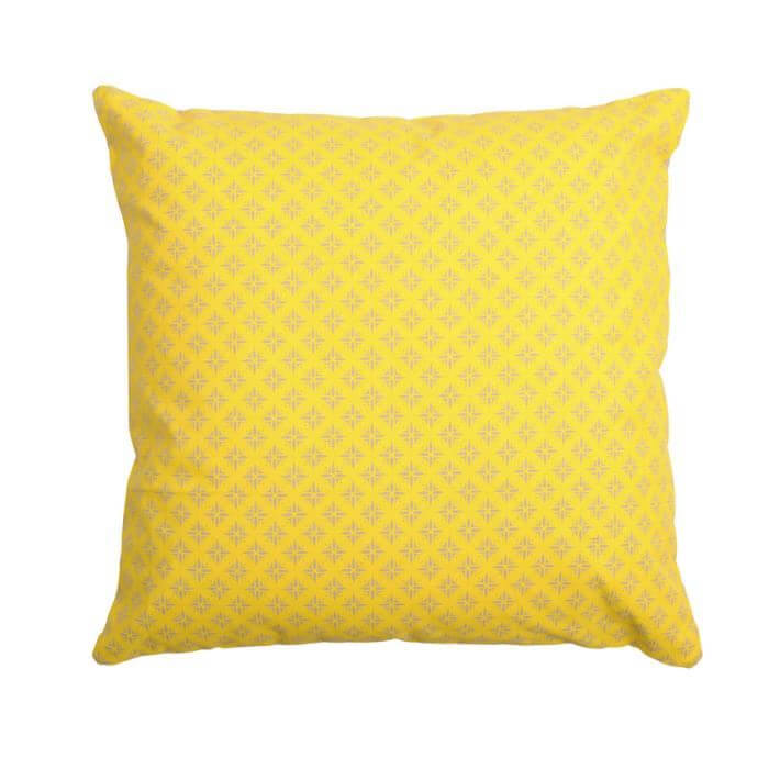 *CUSCINO 'CHARLES' CM.40X40 GIALLO