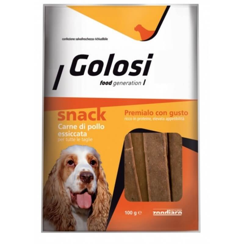 GOLOSI DOG SNACK POLLO BARRETTA 100GR.