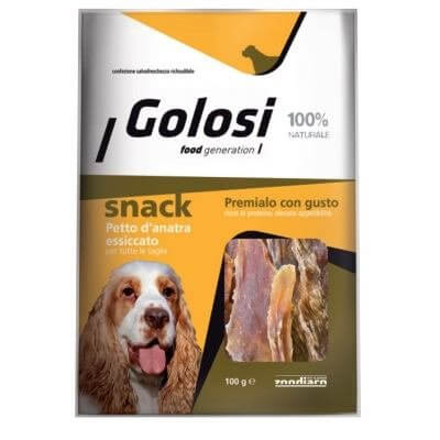 GOLOSI DOG SNACK POLLO ANATRA 100GR
