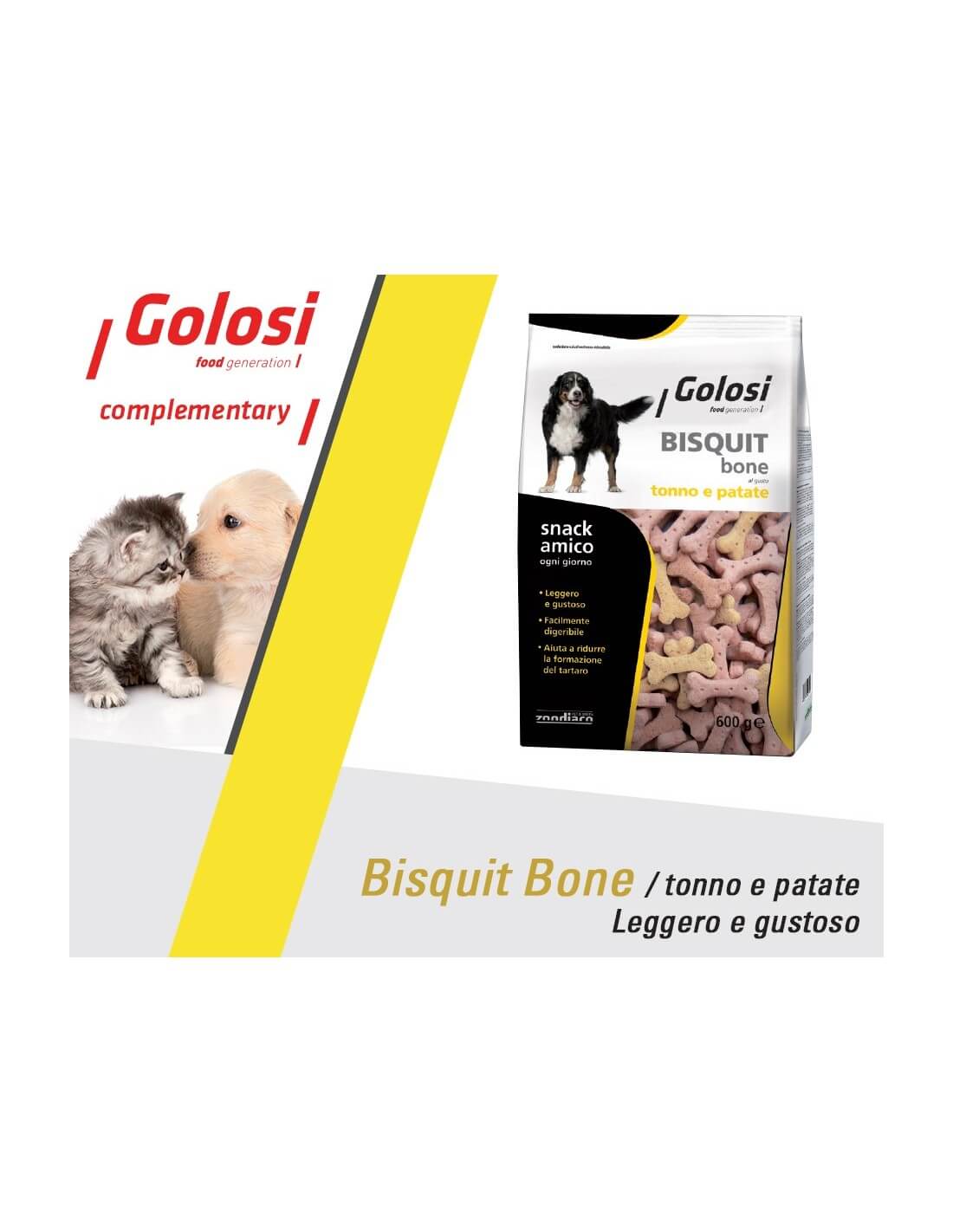 GOLOSI BISQUIT BONE TONNO-PAT.600GR