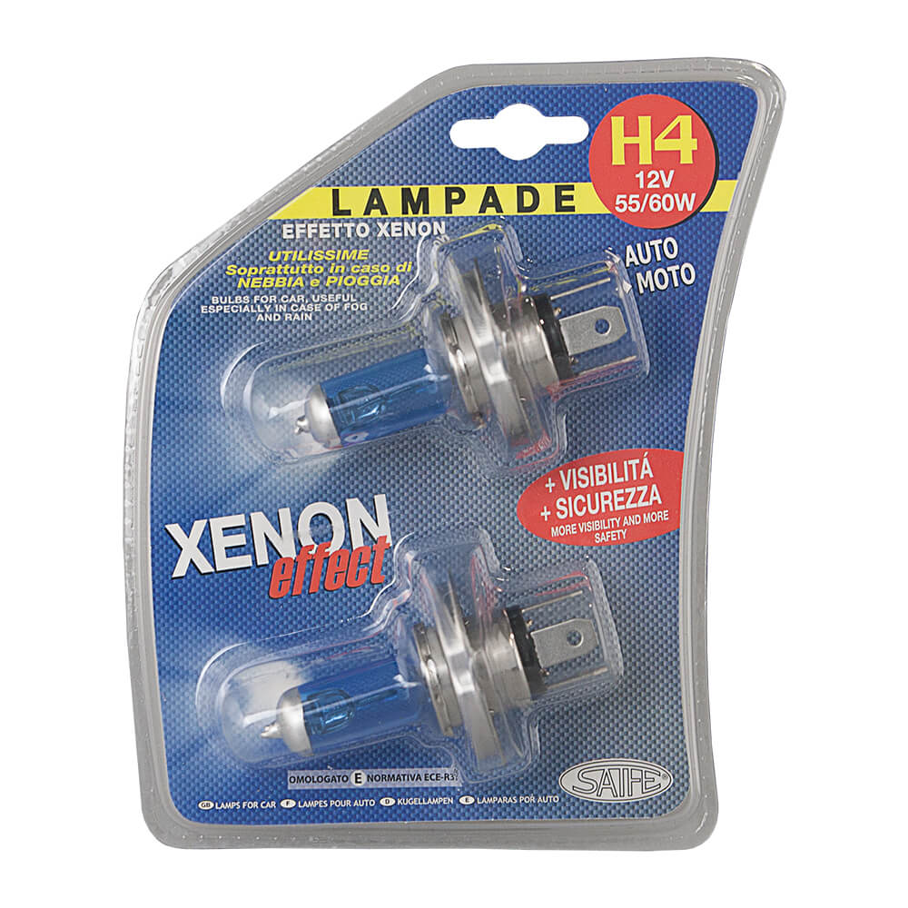 LAMPADE H4 EFFETT.XENON 12V 60W 2PZ