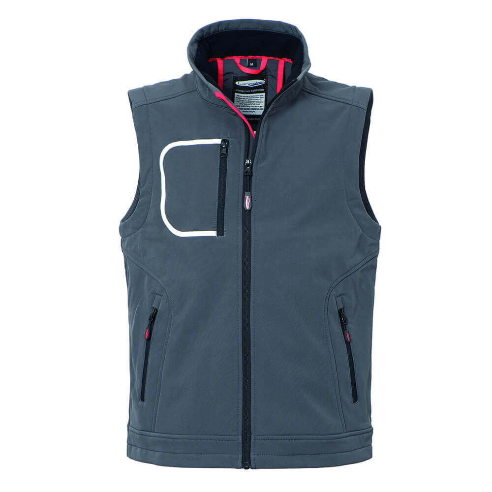 GILET SOFTSHELL GRIGIO TG.S