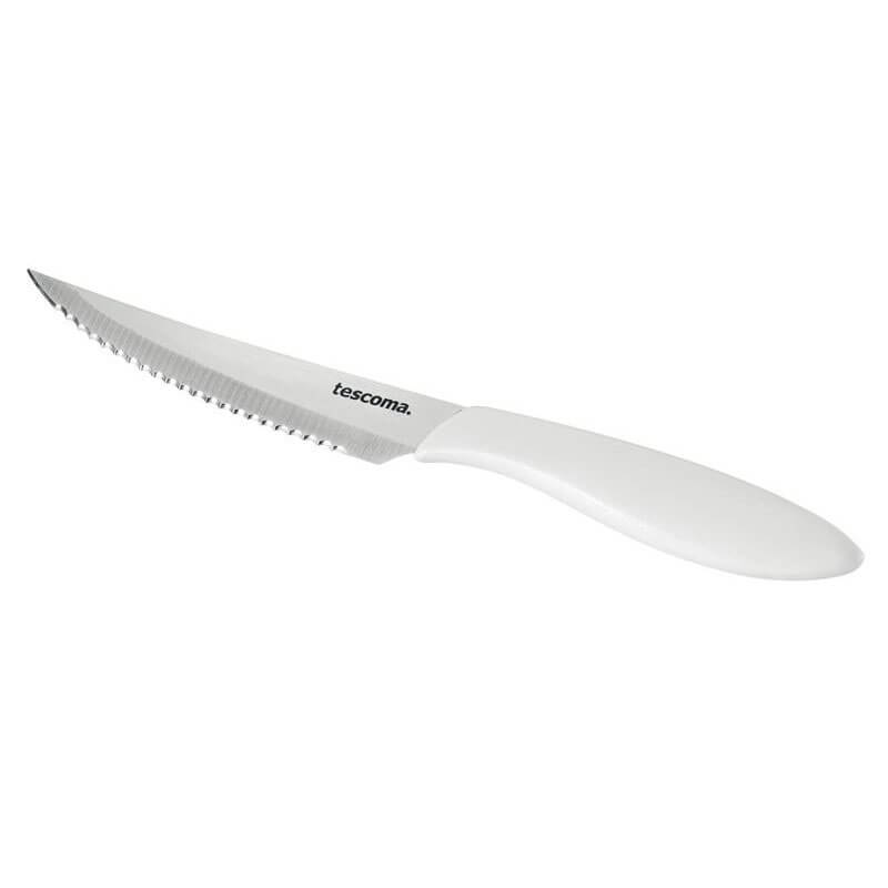 COLTELLO BISTECCA 12CM.6PZ.BIANCO