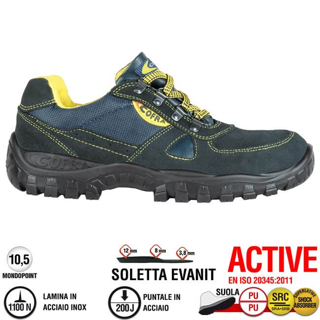 SCARPA ANTINFORTUNISTICA BASSA SCAMOSC.S1P N39