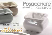 POSACENERE CERAMICA QUADRATO COL.ASS.