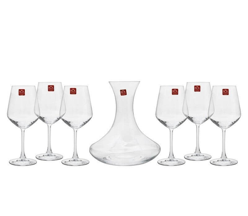 SET UNIVERSUM 7PZ.DECANTER+6CALICI