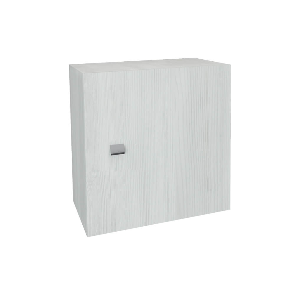 PENSILE CUBO CM.45X45X15.5 ROVERE BIANCO