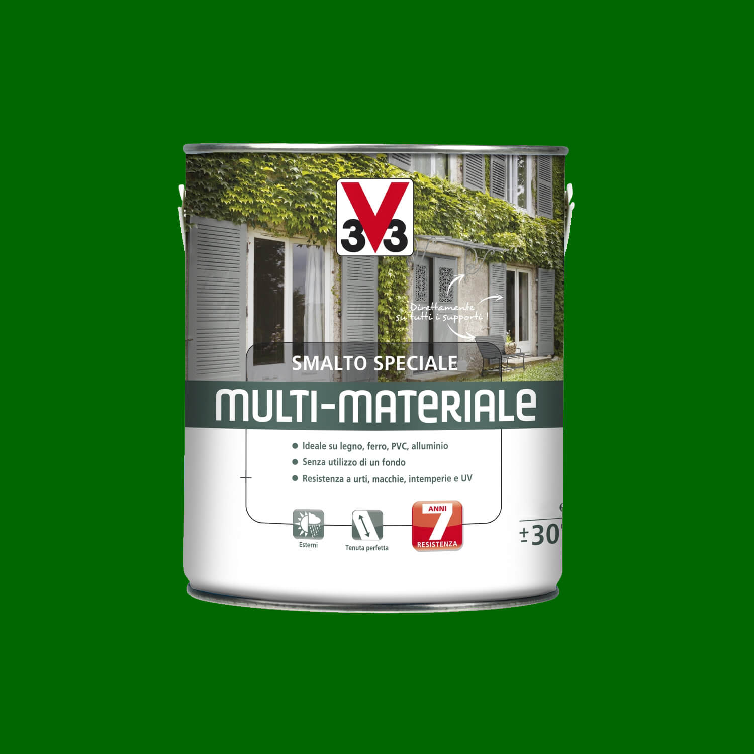 SMALTO 4IN1 MULTIMATERIALE VERDE LT.0.5