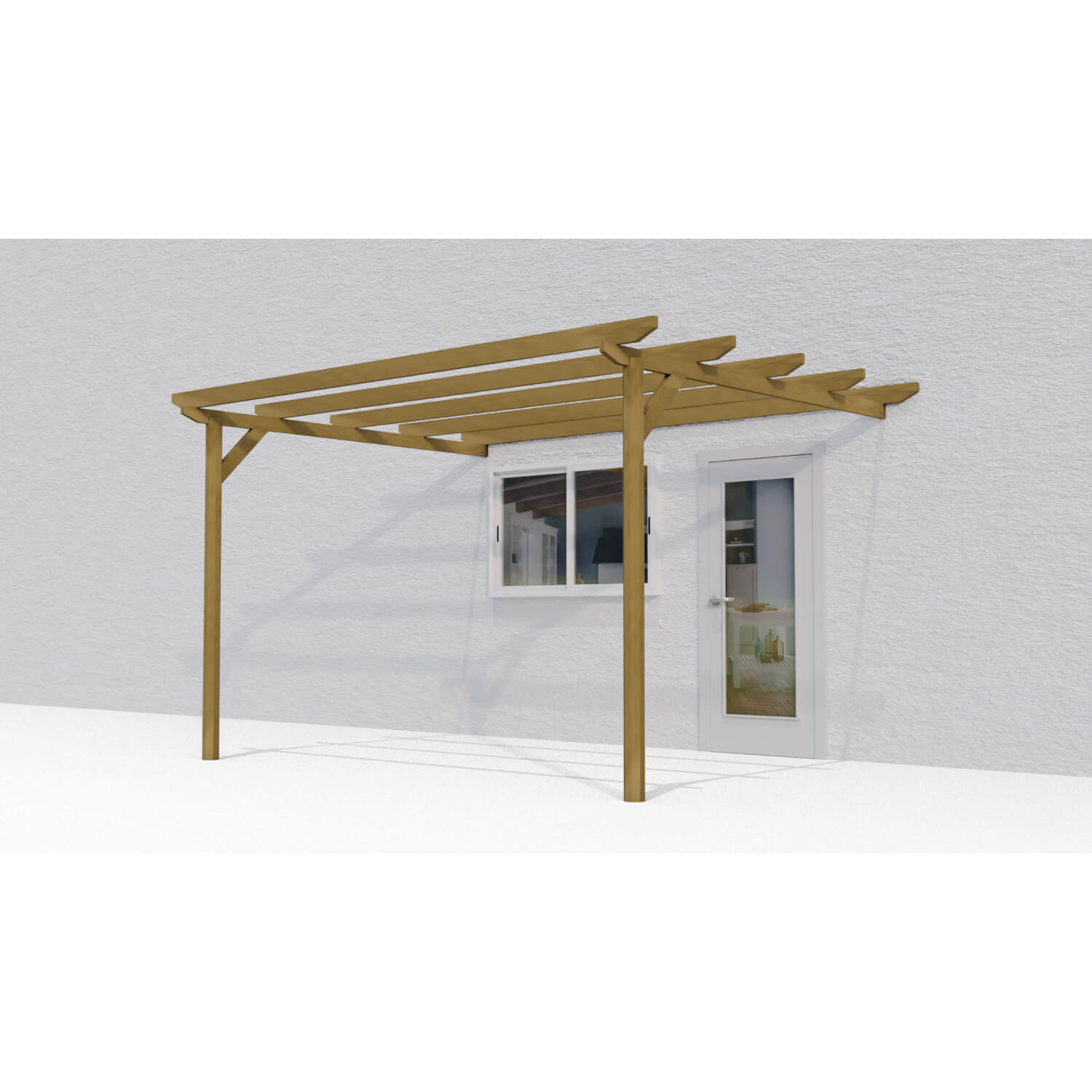 PERGOLA ADDOSSATA URBAN MT.3X4 H.2.40