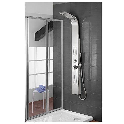 *COLONNA DOCCIA INOX 3 FUNZIONI  H.150X45X15