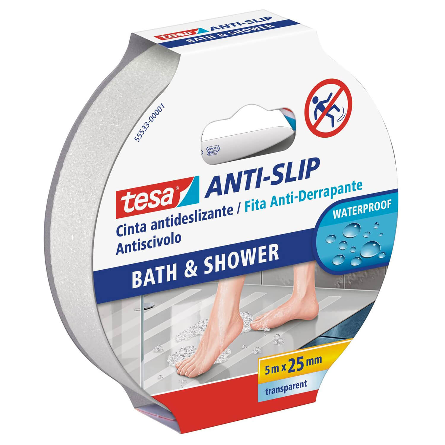 ANTISDRUCCIOLO PER DOCCIA&BAGNO MM.25 MT.5