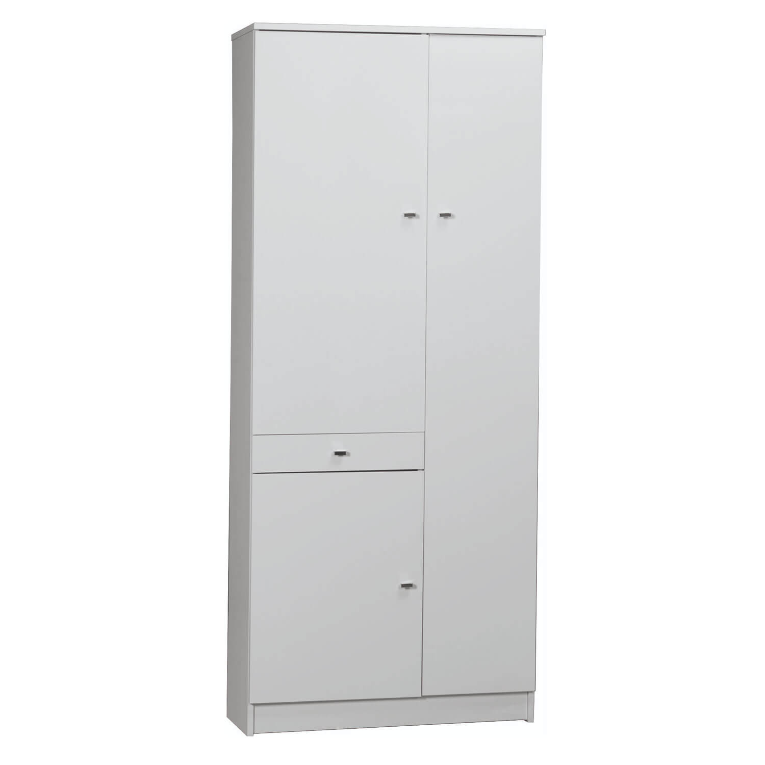 MOBILE 3ANTE+1CASSETTO CM.77X34X183 BIANCO LUCIDO