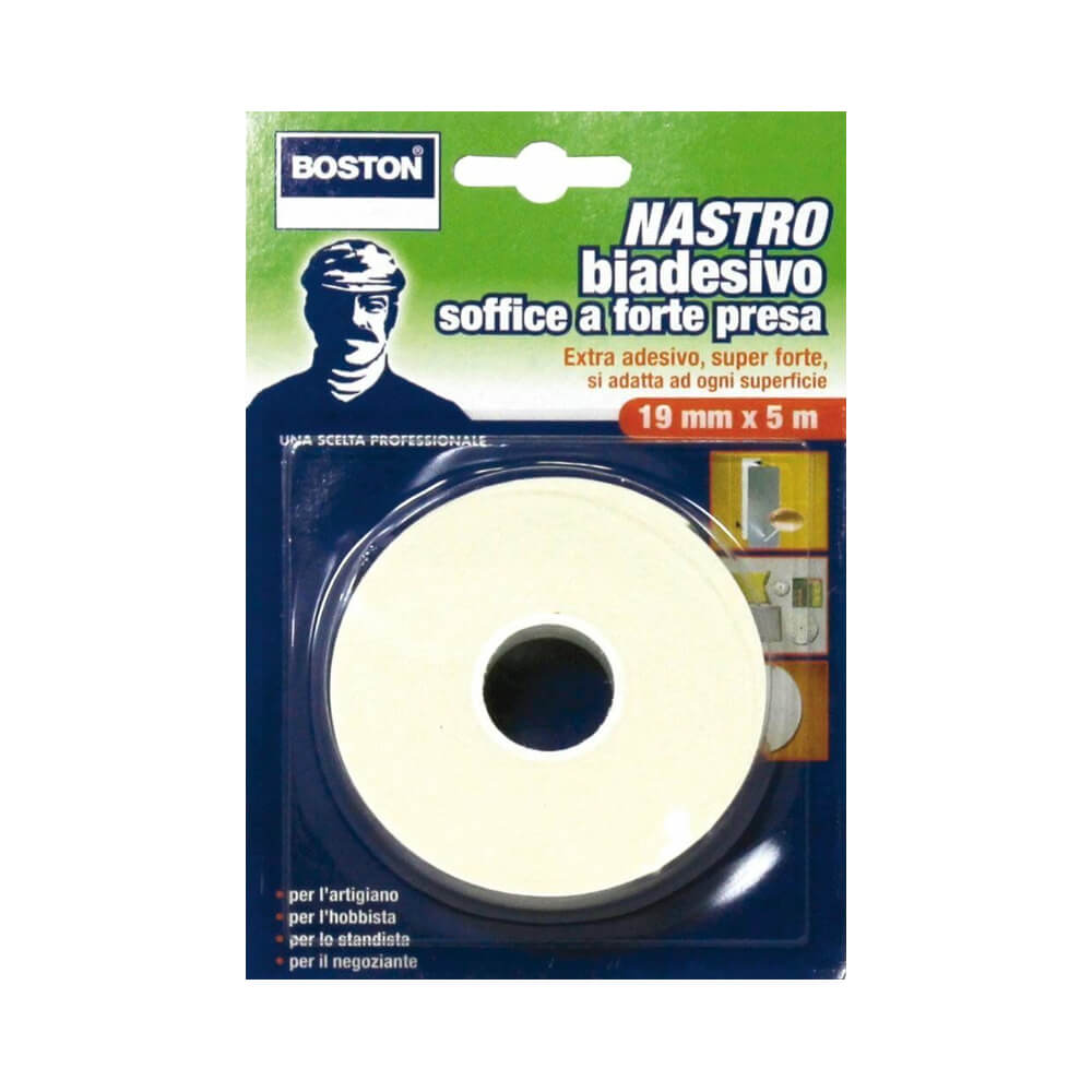 NASTRO BIADESIVO SOFT FORTE PRESA 19X10M