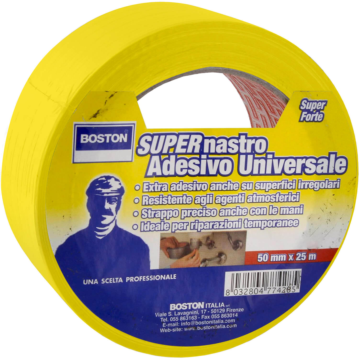 SUPERNASTRO UNIVERS.GIALLO MM50XM25