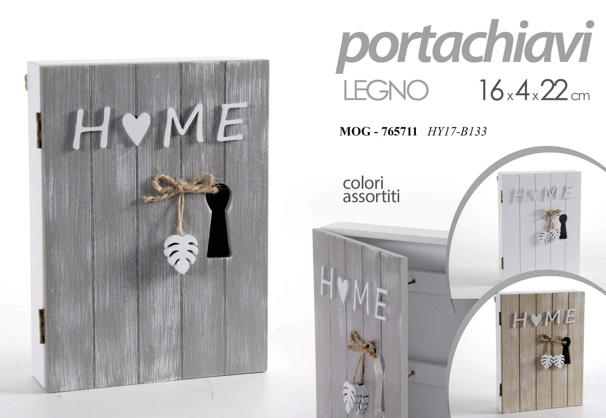 PORTACHIAVI 'HOME' CM.16X4X22