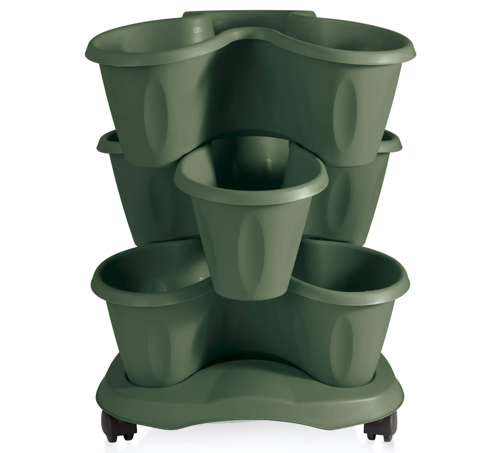 VASO TRIFOGLIO SET 3 PZ.VERDE