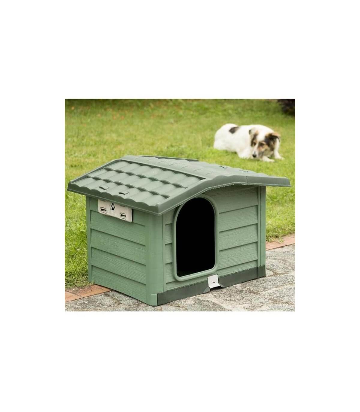 CUCCIA PER CANE CM.110X94X77H VERDE