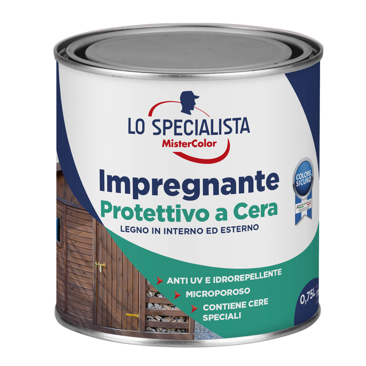 IMPREGNANTE CERA ACQUA INCOLORE LT.0.75