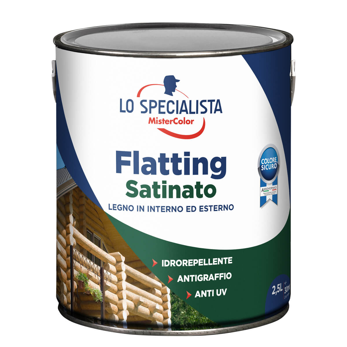 FLATTING ACQUA SATINATO INCOLORE LT.2.5