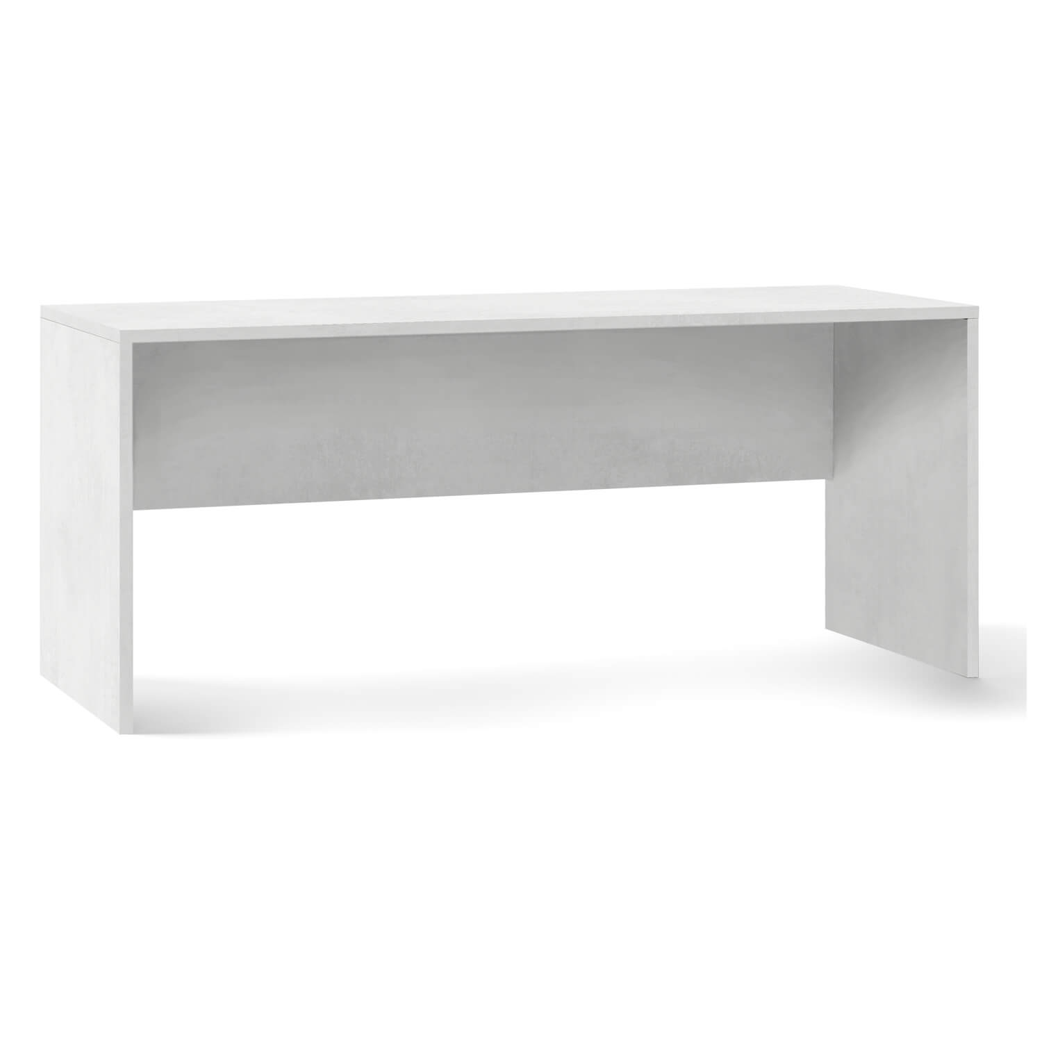 SCRIVANIA CM.180X69X76H OSSIDO BIANCO